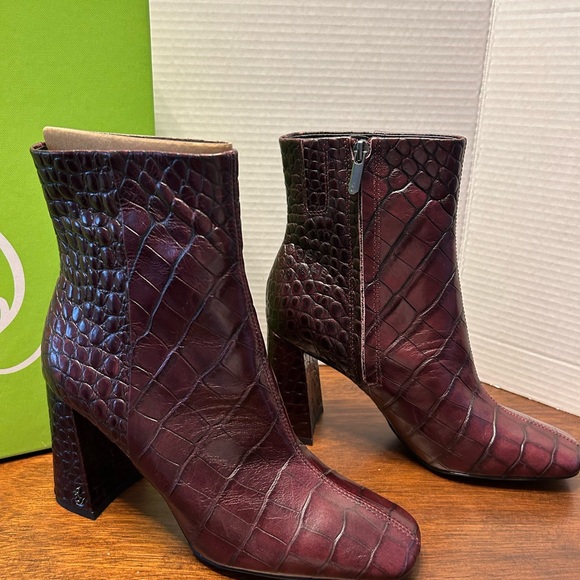 Sam Edelmam Codie Square Toe bootie / shoes US Size 7 1/2 M - Picture 5 of 16